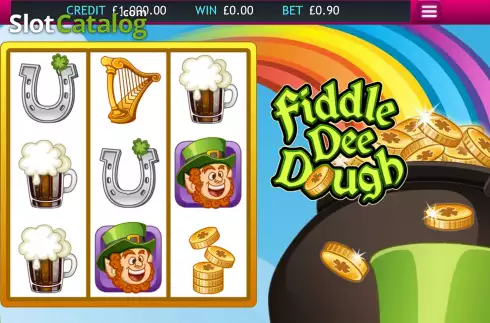 Game Screen. Fiddle Dee Dough slot