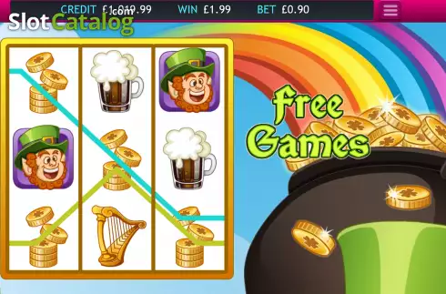 Free Spins Gameplay Screen. Fiddle Dee Dough slot