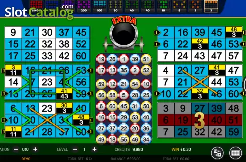 Win screen. Bingo Blast (FBM Digital Systems) slot