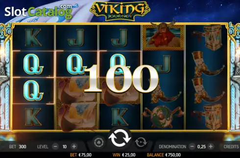 Win screen 2. Viking Journey slot