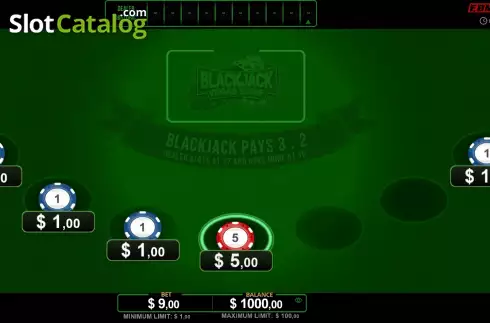 Ecran2. Top+Plus Blackjack Vegas Strip slot