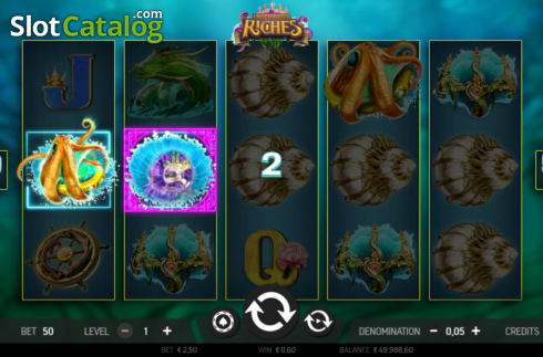 Win screen 2. Underwater Riches slot