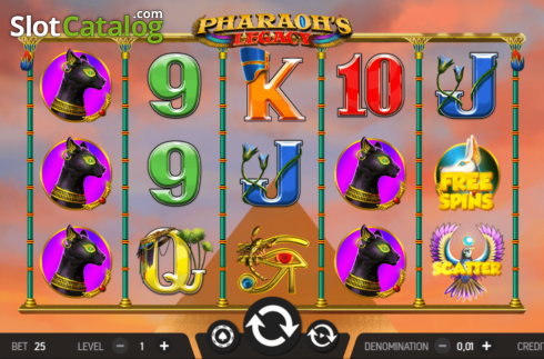 Bildschirm2. Pharaoh's Legacy slot