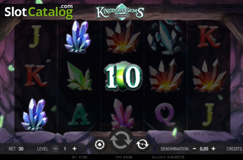 Skärmdump4. Kingdom Gems Diamond slot
