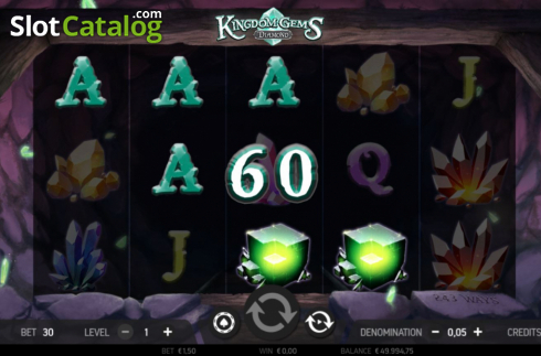 Skärmdump5. Kingdom Gems Diamond slot