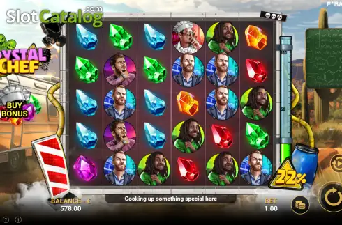 Bildschirm2. Crystal Chef slot