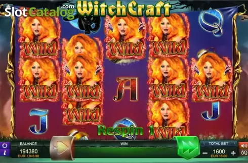 Game screen 3. WitchCraft slot