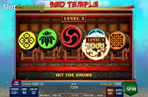 Screen3. Red Temple slot