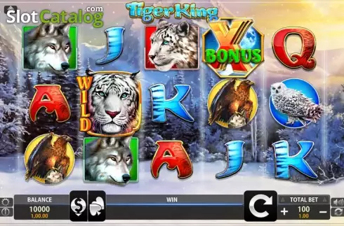 Bildschirm2. Tiger King slot