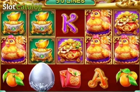 Game screen. Fortune Egg slot