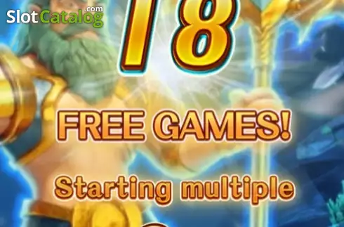 Free Spins screen. Grand Blue slot
