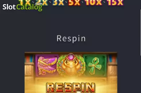 Game Features screen. Treasure Raiders slot