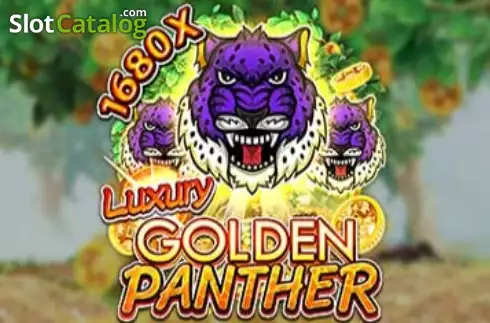 Luxury Golden Panther Logo
