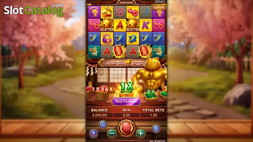 Muscle Fortune Cat Slot
