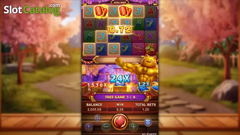 Muscle Fortune Cat Slot