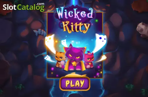 Start Screen. Wicked Kitty slot