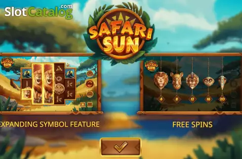 Schermo2. Safari Sun slot