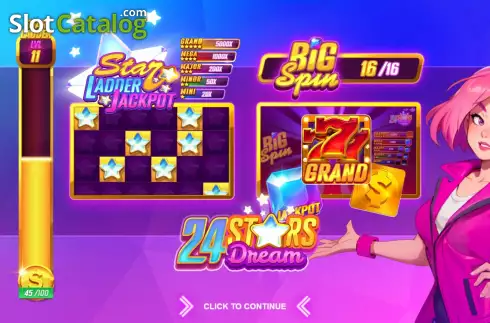 画面2. 24 Stars Dream カジノスロット