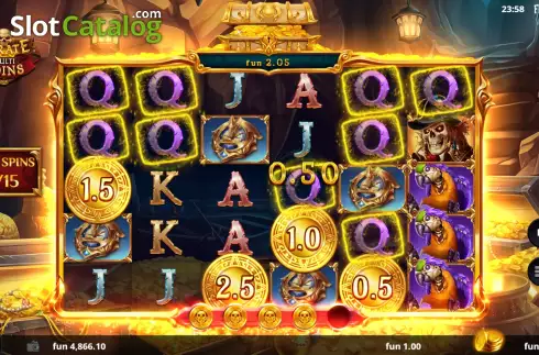 Free Spins Win Screen 3. Pirate Multi Coins slot