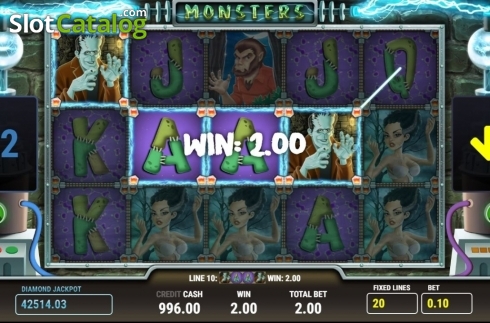 Win. Monsters (Fazi) slot