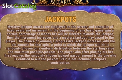 Jackpots. Wizard (Fazi) slot