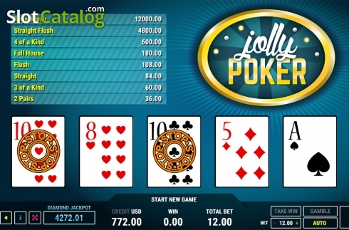 Skärmdump3. Jolly Poker slot