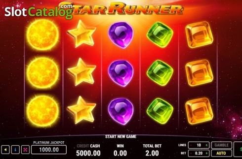 Bildschirm2. Star Runner slot