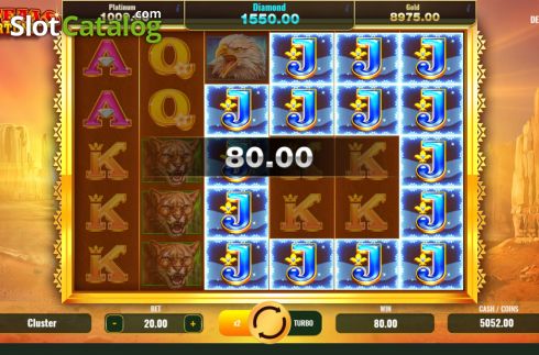 Win screen. Buffalo Fortune slot