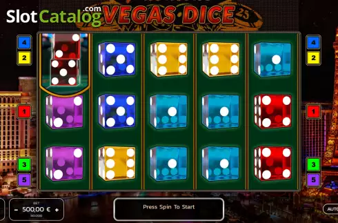 Ecran2. Vegas Dice slot