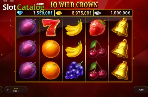 Schermo2. 10 Wild Crown slot