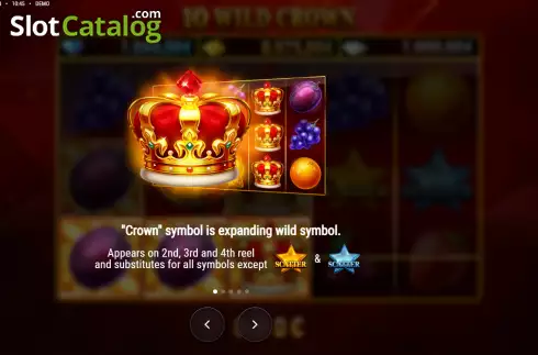 画面5. 10 Wild Crown カジノスロット