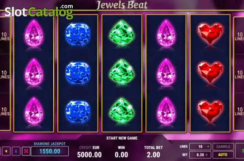 Ecran2. Jewels Beat slot