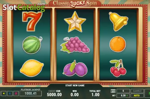 Bildschirm2. Classic Lucky Spin slot