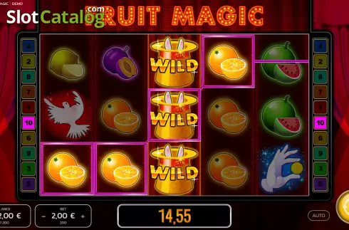 Win screen. Fruit Magic (Fazi) slot