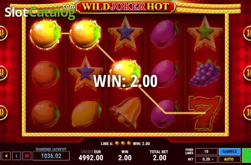 Win screen 2. Wild Joker Hot slot