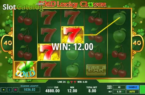 Win screen 2. Wild Lucky Clover slot