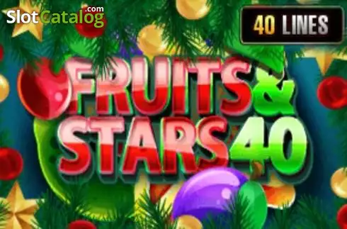 Fruits and Stars 40 Christmas Logotipo