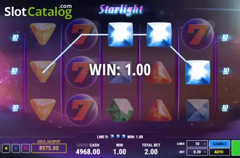Win screen 2. Starlight (Fazi) slot