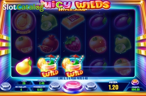 Win Screen 2. Juicy Wilds slot