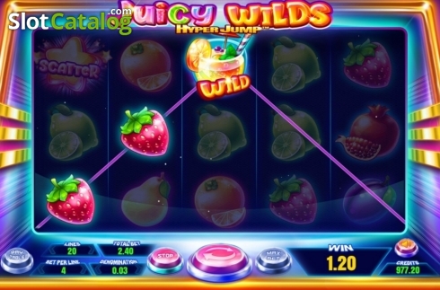 Win Screen 3. Juicy Wilds slot