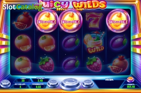 Bildschirm7. Juicy Wilds slot