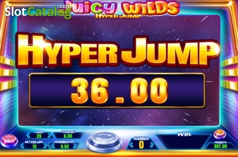 Hyper Jump Feature. Juicy Wilds slot