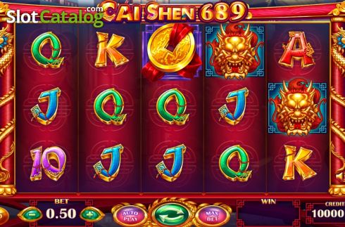 Game screen. Cai Shen 689 slot