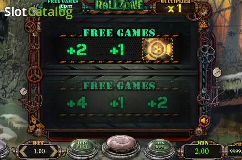 Free Spins Win Screen. The RollZone slot
