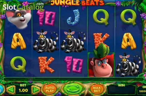 Game Screen. Jungle Beats slot
