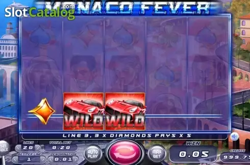 Wild Win screen. Monaco Fever slot