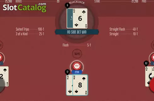 Pantalla5. 21+3 Blackjack (Felt Gaming) Tragamonedas 