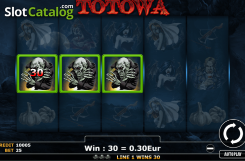 Win Screen 1. Totowa slot