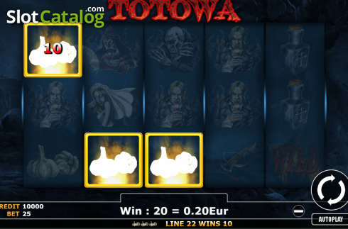 Win Screen 2. Totowa slot