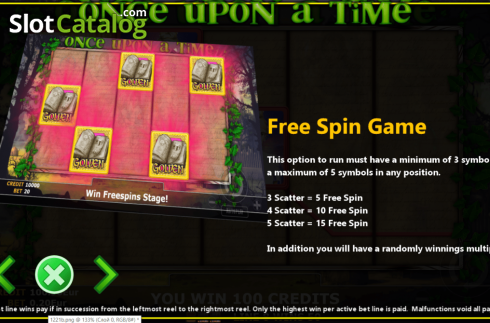 Features 1. Once Upon a Time (Fils Game) slot